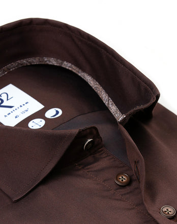 2 PLY Baumwollhemd 041 - Brown