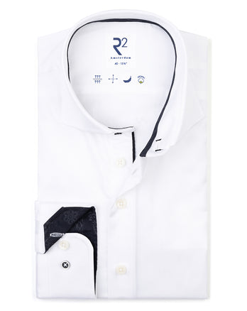 2 PLY organic cotton shirt 004 - White
