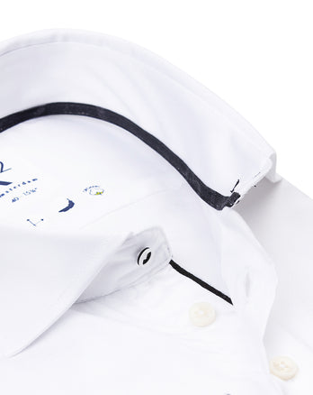 2 PLY organic cotton shirt 004 - White