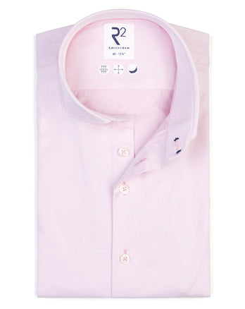 2 PLY twill cotton shirt 088 - Light pink