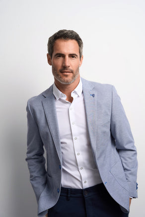 Veste en jersey 014 - Blue