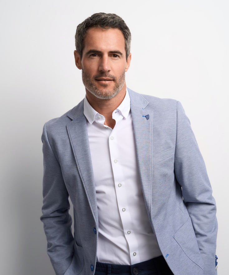 Jersey jacket 014 - Blue