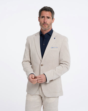 Jersey colbert 045 - Beige