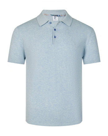 Gebreide polo 014 - Blue