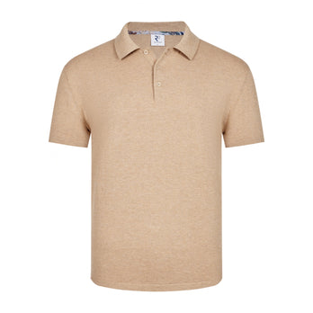 Knitted polo 045 - Beige