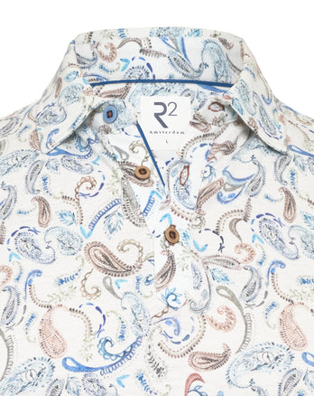 Polo à imprimé paisley 073 - Multicolour