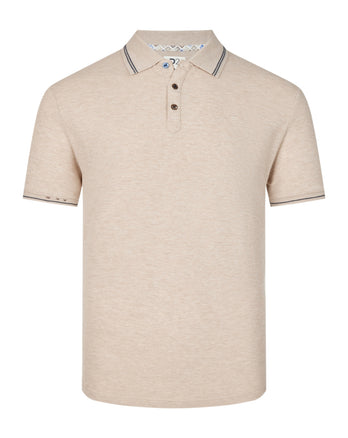Katoenen polo 045 - Beige