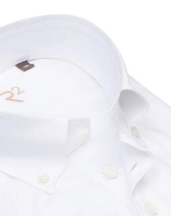 R2 Premium oxford cotton shirt 004 - White