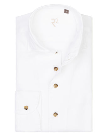 R2 Premium linen shirt 004 - White