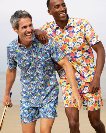 Klassieke auto print zwemshort 073 - Multicolour