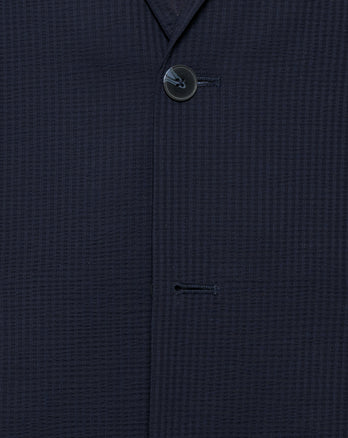 Traveljacket seersucker 010 - Navy