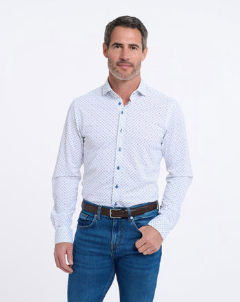 Travel shirt car print 073 - Multicolour