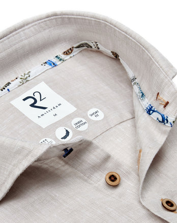 Linnen overhemd 045 - Beige