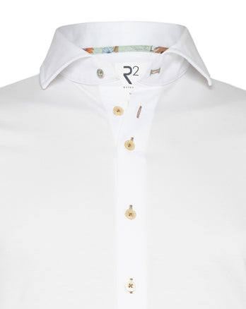 Travel shirt short sleeve 004 - White