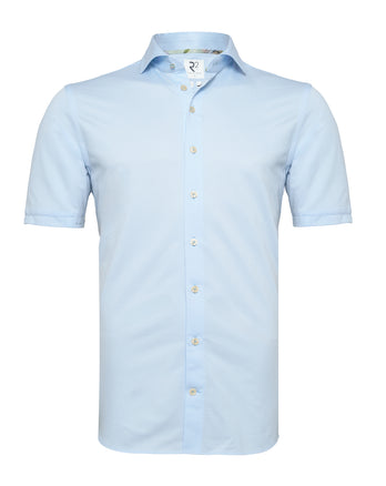 Travel shirt short sleeve 018 - Light blue