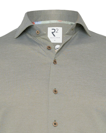 Travel shirt short sleeve 070 - Dark green