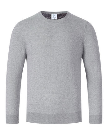 Cotton-Cashmere blend jumper 028 - Grey