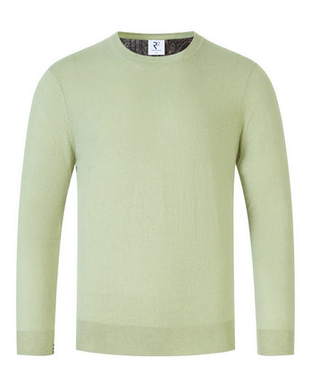 Cotton-Cashmere blend jumper 074 - Green