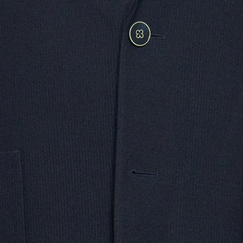 Ribcord jersey jacket 010 - Navy