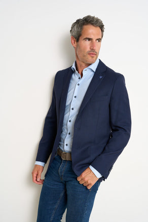 Jersey jacket 010 - Navy