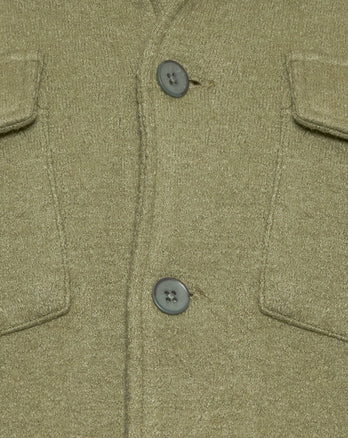 Overshirt en laine mélangée 071 - Light green