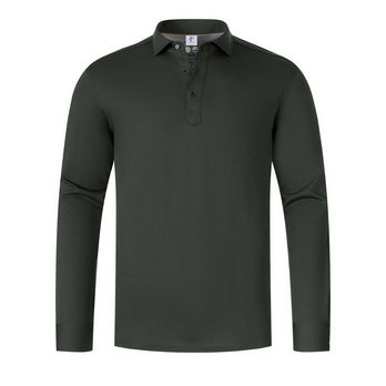 Single jersey cotton shirtpolo 070 - Dark green