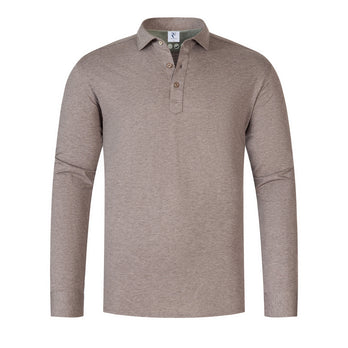 Single jersey shirtpolo 045 - Beige