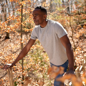 Single jersey cotton t-shirt 028 - Grey