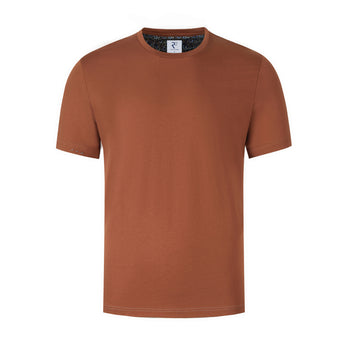 Single jersey cotton t-shirt 090 - Brique