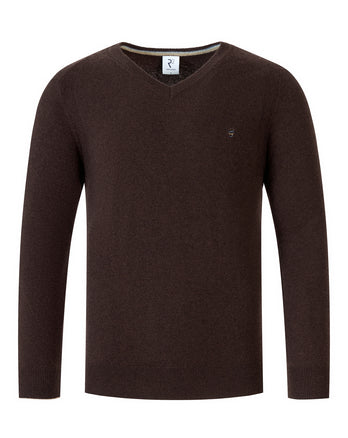 100% Wool jumper 041 - Brown