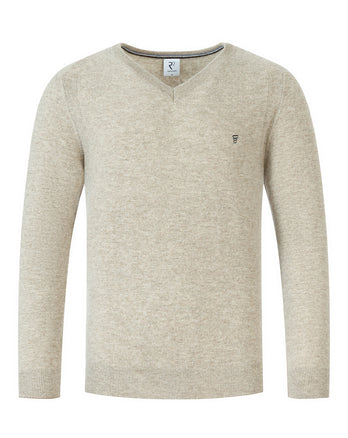 100% Wool jumper 074 - Green