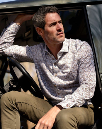 Travel shirt carabiner print 073 - Multicolour