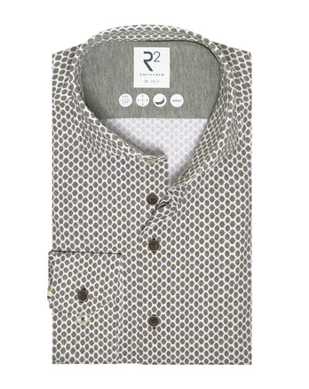 Single jersey printed shirt 074 - Green