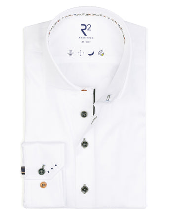 Chemise extensible en mélange Tencel 004 - White