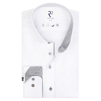 2-PLY biologisch katoenen overhemd 004 - White