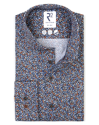 Klimmuurprint katoenen overhemd 073 - Multicolour