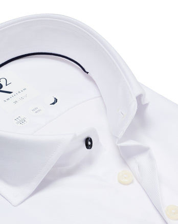 Heavy twill cotton shirt 004 - White