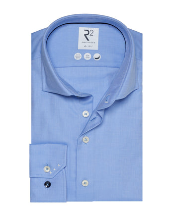 Heavy twill cotton shirt 018 - Light blue