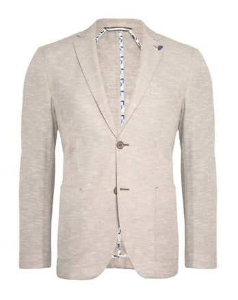 Gebreide colbert 045 - Beige