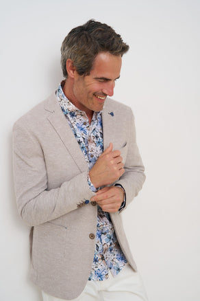 Knitted jacket 045 - Beige