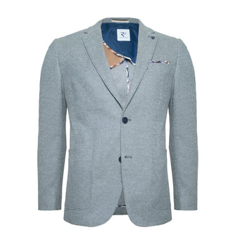 Gebreid stretch colbert 014 - Blue