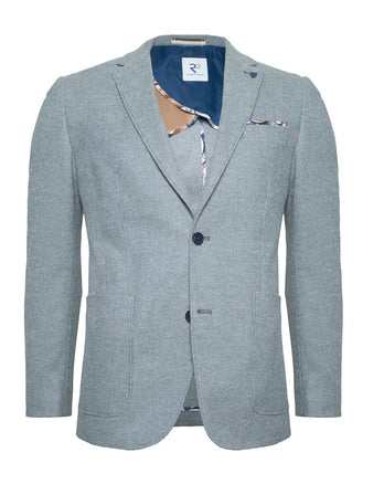 Gebreid stretch colbert 014 - Blue