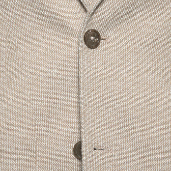 Gebreid stretch colbert 045 - Beige