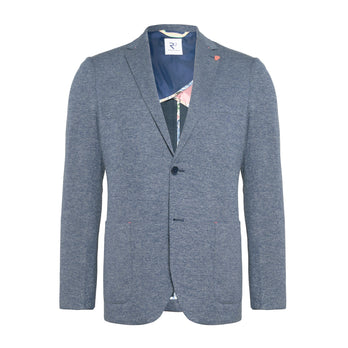 Knit-stretch jacket 010 - Navy