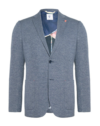 Knit-stretch colbert 010 - Navy