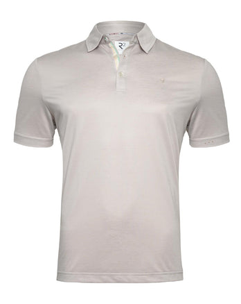 Katoenen linnen mix polo 045 - Beige