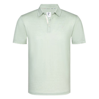 Baumwoll-Leinen-Mischung Polo 071 - Light green