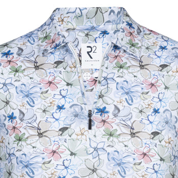 Travel polo floral print 073 - Multicolour
