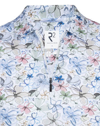 Polo de voyage à imprimé floral 073 - Multicolour
