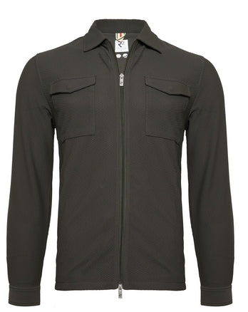 Travel Overshirt 070 - Dark green